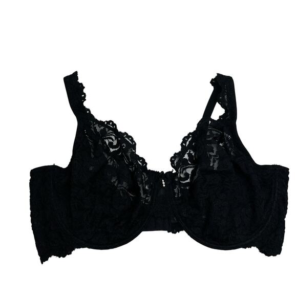 Smart And Sexy 42DD Bra Signature Lace Unlined Underwire In Black SA964 - Picture 2 of 16